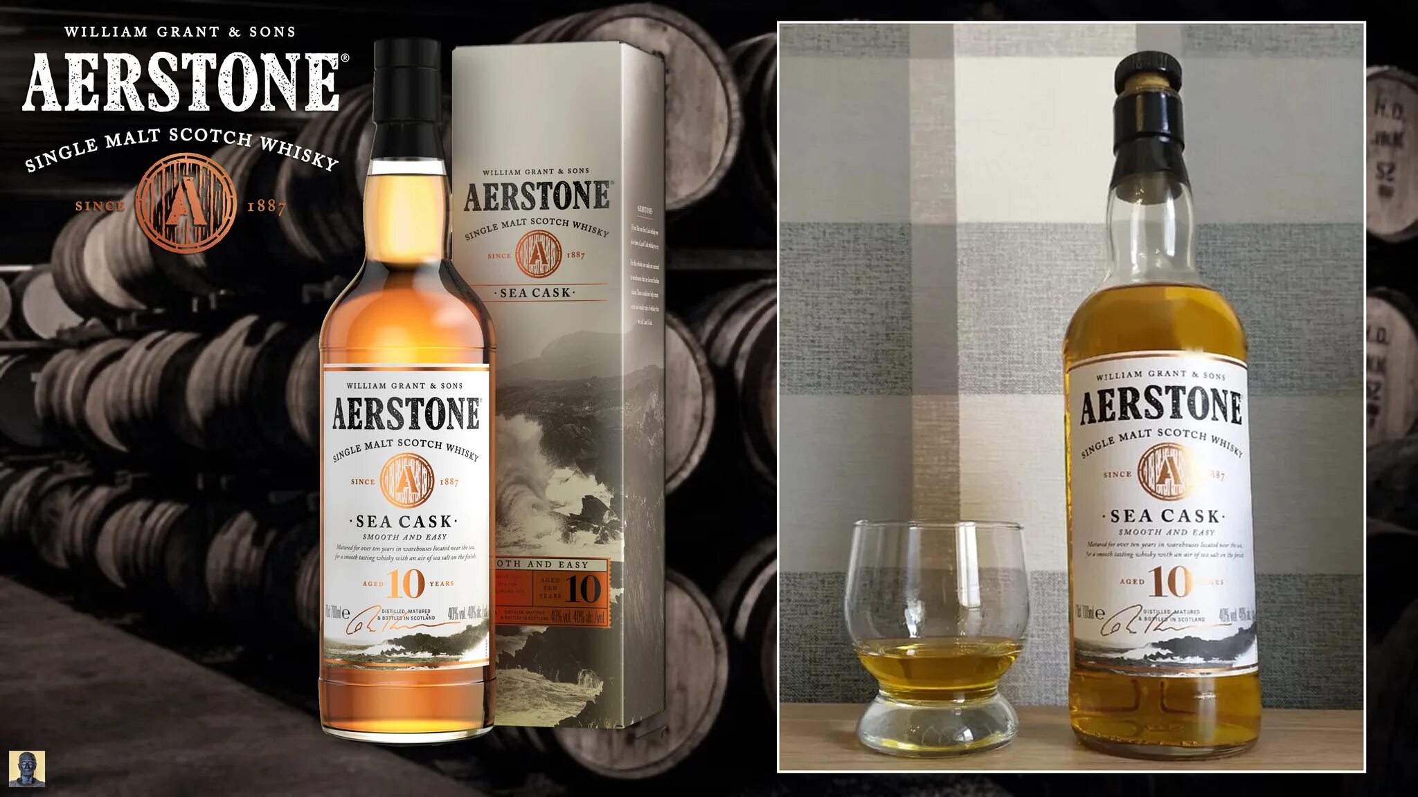 Виски AEROSTONE 10 Sea Cask. Виски Single Malt 10 years. Single Malt Scotch Whisky. Виски односолодовый aerstoun Land Cask, 40%.