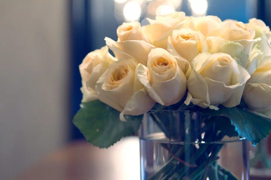 Букет роз омск. Белые и кремовые розы. Красивые кремовые розы. Букет роз на стеклянном столе.