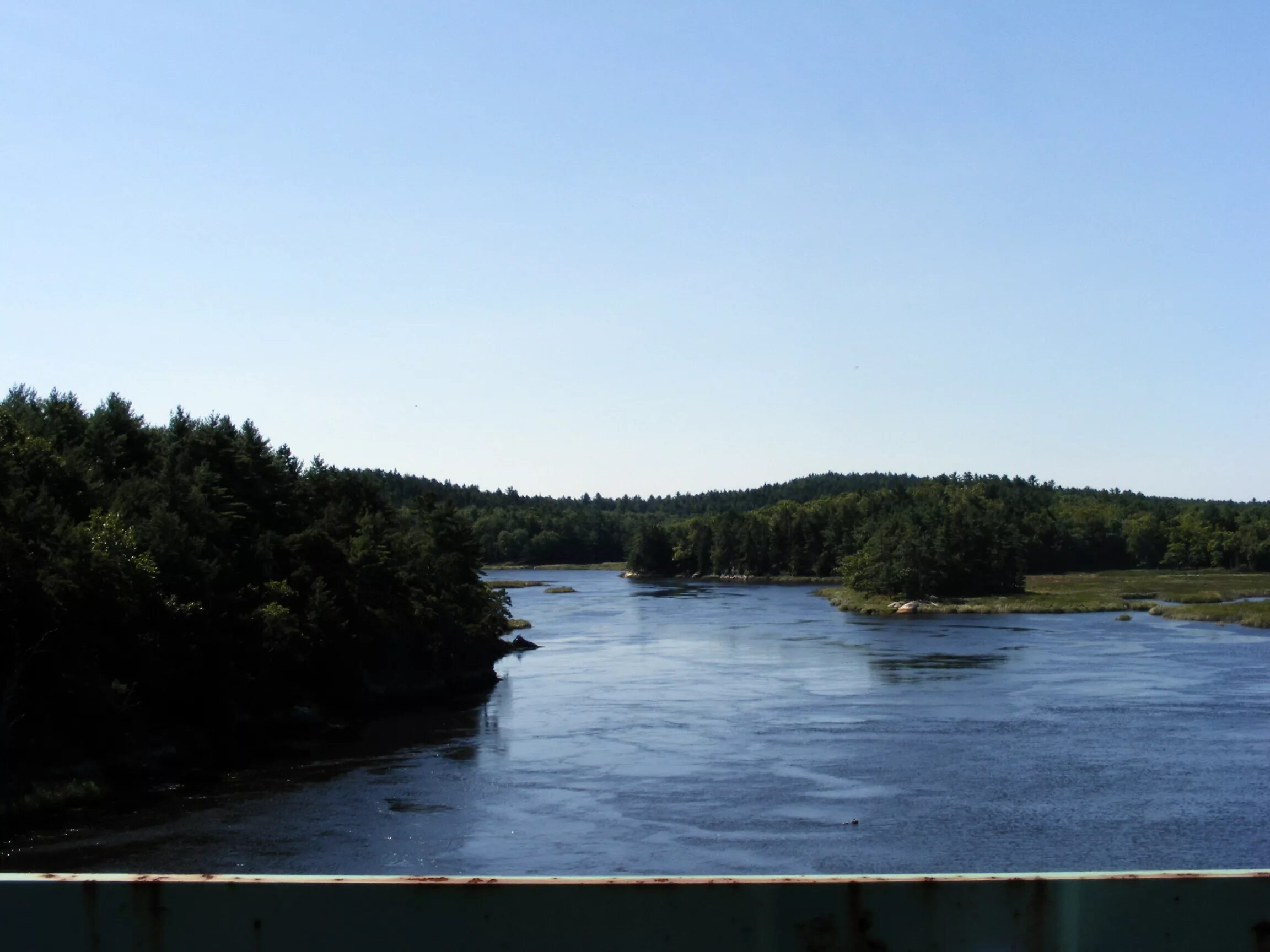 Кеннебек река. Kennebec River. Back river