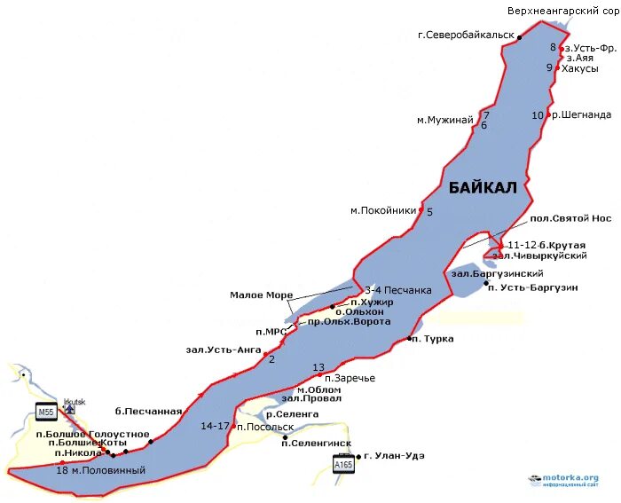 Озеро Байкал на карте. Карта схема озера Байкал. Мыс Елохин Байкал на карте. Карта окрестностей Байкала.