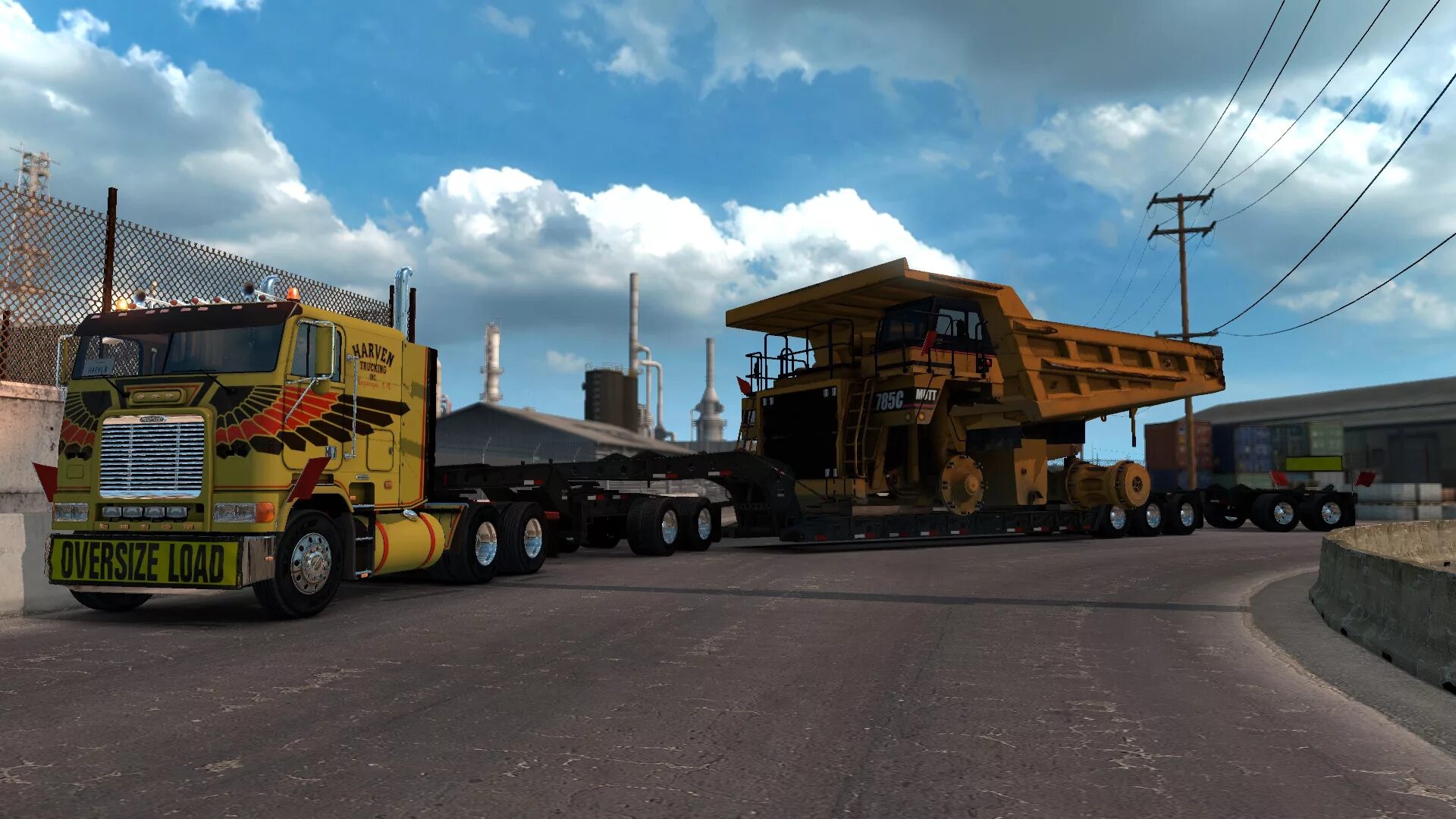 Euro Truck Simulator 2 негабарит. Caterpillar 785c. ATS Heavy Cargo. American Truck Simulator негабарит. Атс грузы