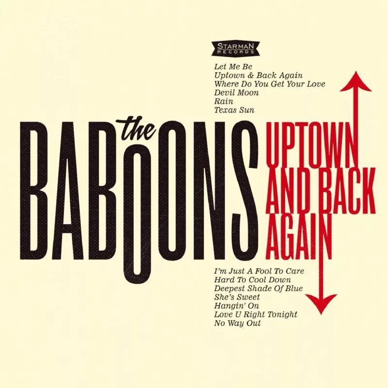 The Baboons группа. Uptown and back again (2015). Right tonight