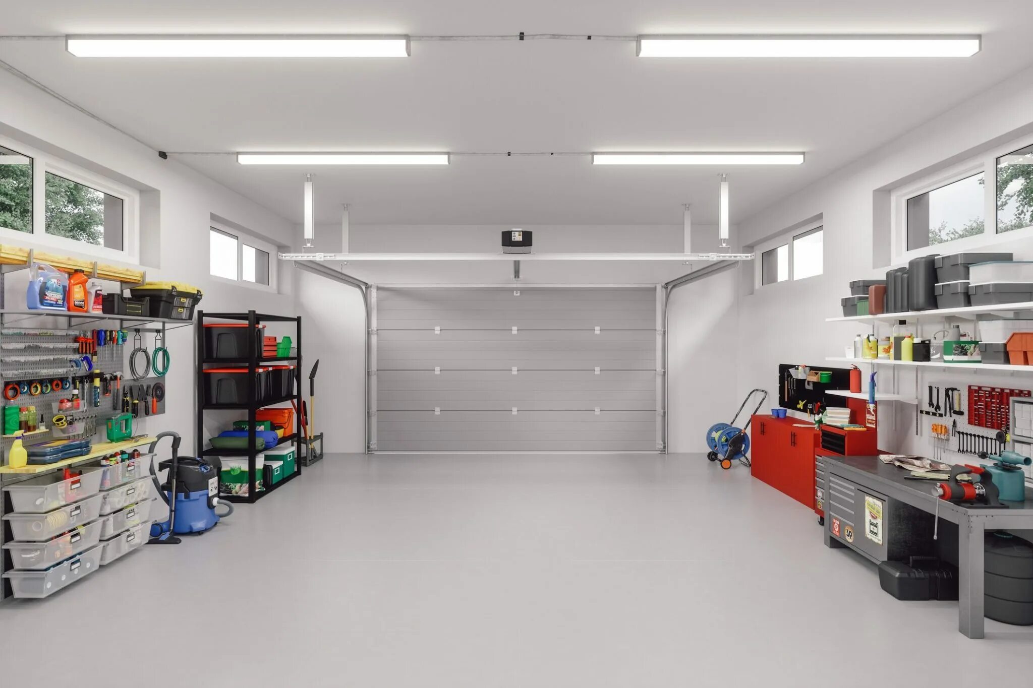 Clean garage. Clean garage