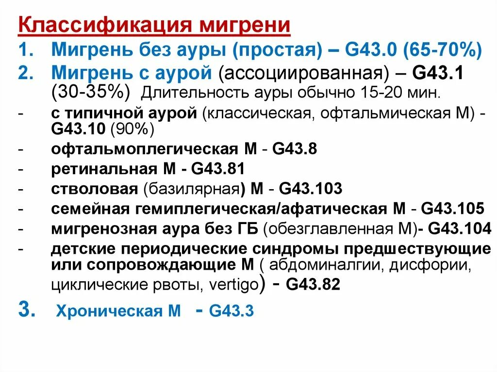 Мигрень без ауры мкб. Классификация мигрени. Мигрень с аурой классификация. Классификация мигрени неврология. Классификация мигрени по частоте приступов.