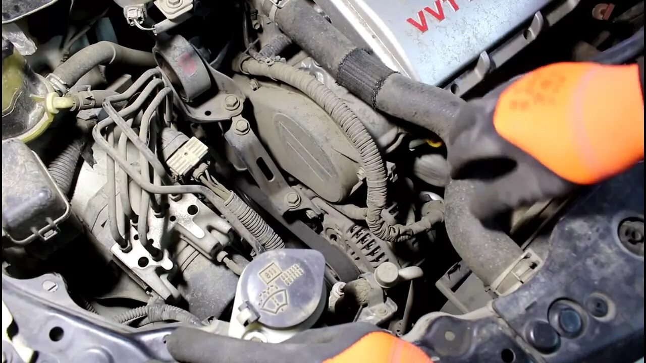 Замена сальника коленвала 2AZ-FE - Toyota Harrier (1G), 2,4 л, 2002 года расходн