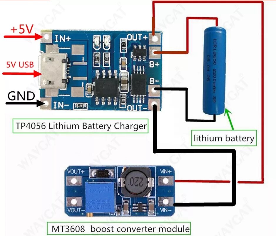 Мини Micro USB Type c 5V 1A 18650 TP4056 модуль зарядного устройства литиевой ба