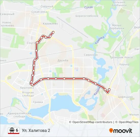 Маршрут трамвая 6 набережные челны. Маршрут 6. к 6 маршрут на карте. маршрут шестерки. трамвай 6 маршрут москва на карте.