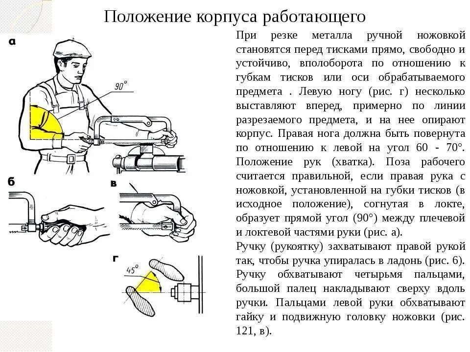 Техника выполнения резки металла. Технология выполнения работ при резке металла. Техника безопасности при врезке ножовкой по металлу. Техника безопасности при резке металла.