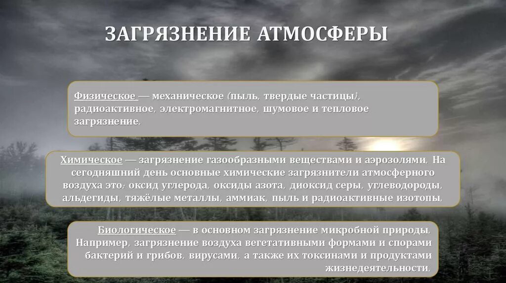 Биологическое природное загрязнение. Основные физические загрязнители воздуха. Загрязнение атмосферы физические загрязнители. Основные загрязнители воздуха химические физические биологические. Механические загрязнители воздуха.