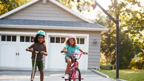 My sister rides a bike