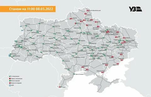 Карта украины линия