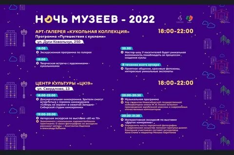 Список ночи музеев