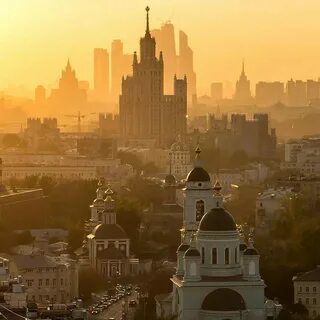 Утро лето москва