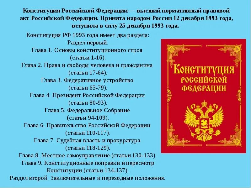 30 конституции ответы. Конституция РФ. Статьи Конституции. Дата вступления в силу Конституции Российской Федерации. Конституция РФ какого числа.