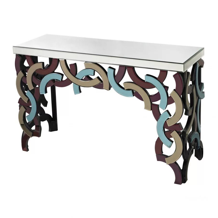 Console colors. Консольный стол со стеклом. консоль очки. coloured glass console furniture.
