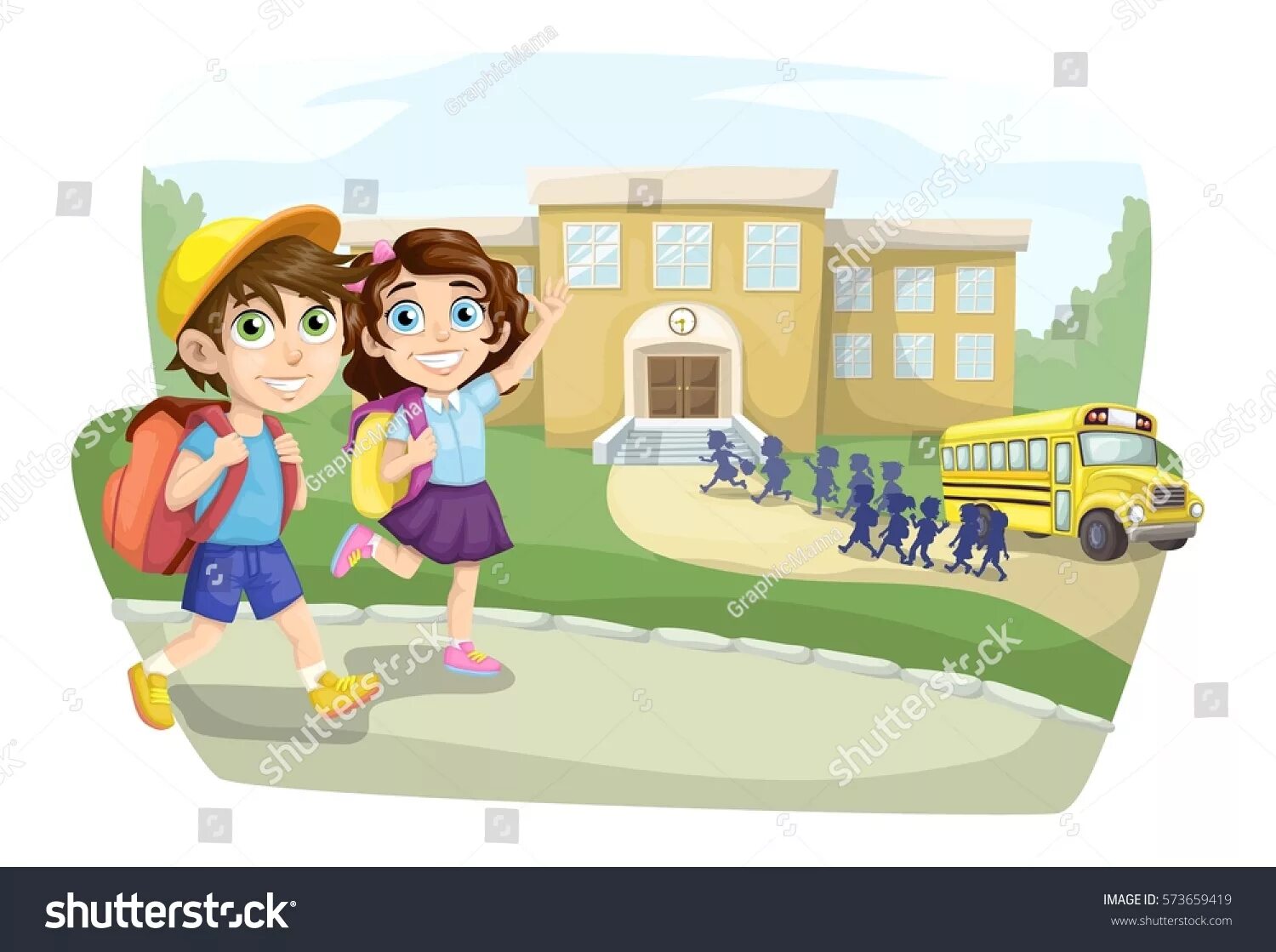 I get i go to school. Go to School картинка. Нарисованный walk to School. Going to School for Kids. Go to School Flashcard.