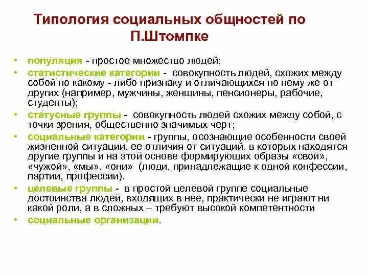 Схема общности людей - TouristMaps.ru
