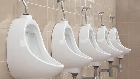 Установка писсуара