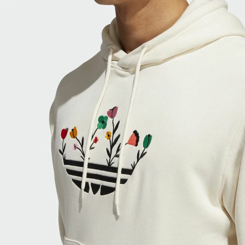 Адидас с цветами. Худи adidas Originals Trefoil Hoodie. Adidas Flower толстовка. Amiri худи с цветочками. Bloom худи.