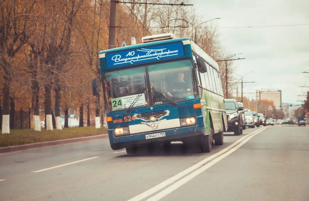 Автобусы во Владимире ОАО Владимирпассажиртранс.