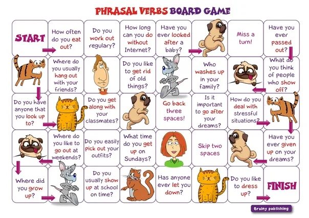 Had gone out. Phrasal verbs Board game. Have got Board game. Have got has got boardgame. Have has got Board game.
