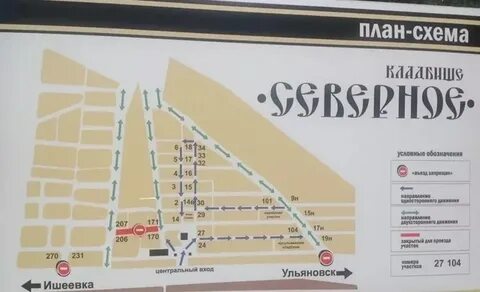 Схема северное
