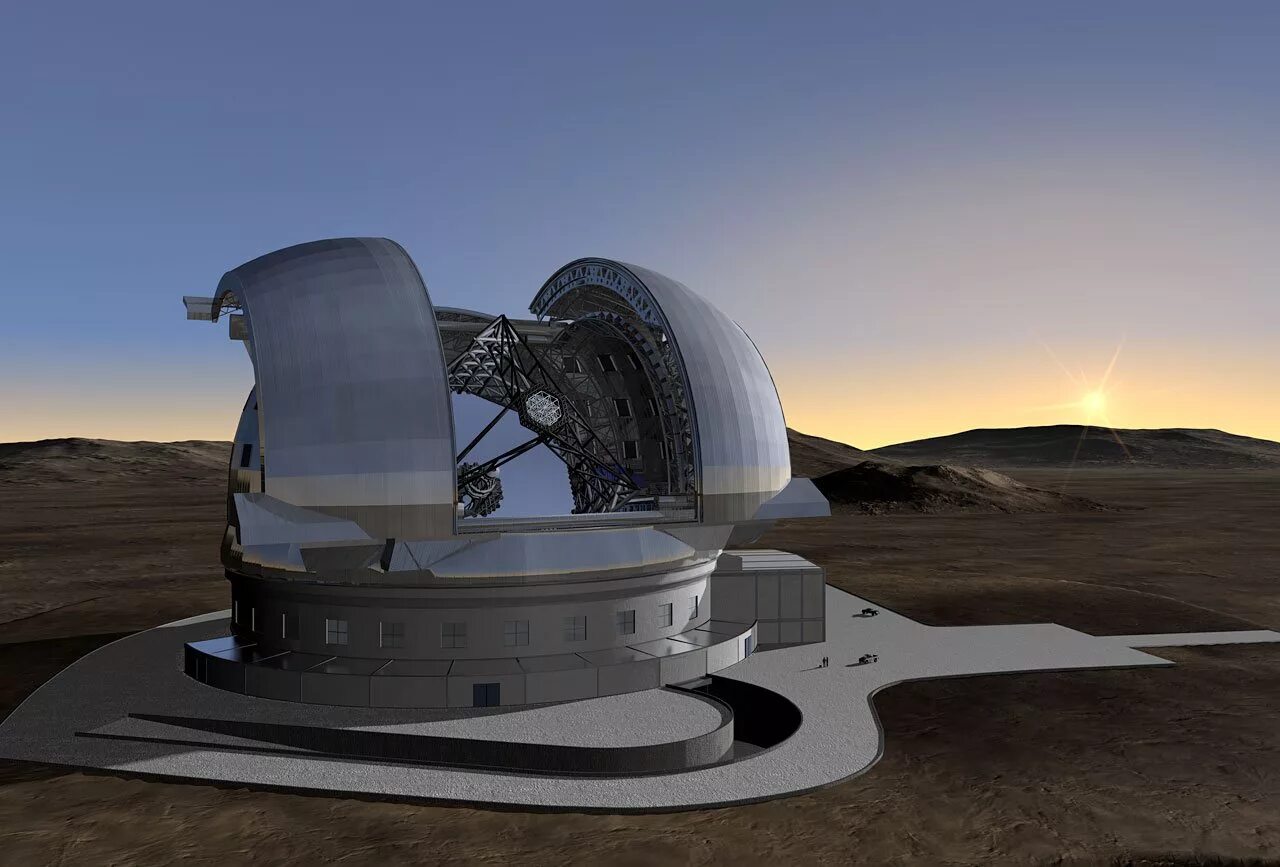 Лучший телескоп в мире. Телескоп elt в чили. european extremely large telescope (e-elt). телескоп elt в пустыне атакама. european extremely large telescope фото.
