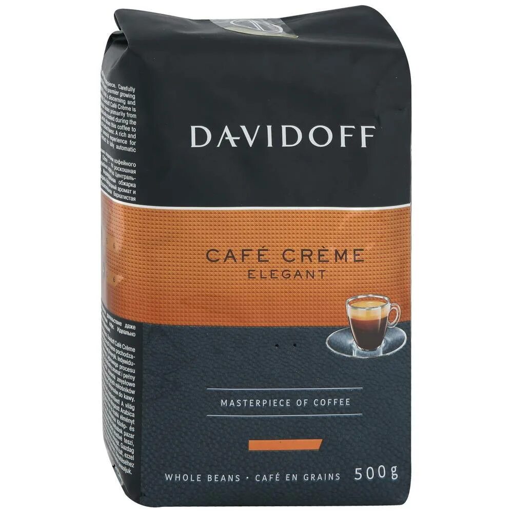 Кофе давыдофф 500г эспрессо зерно. Кофе Давидофф зерновой. Davidoff Elegant в зернах 500г. Кофе Давыдов.