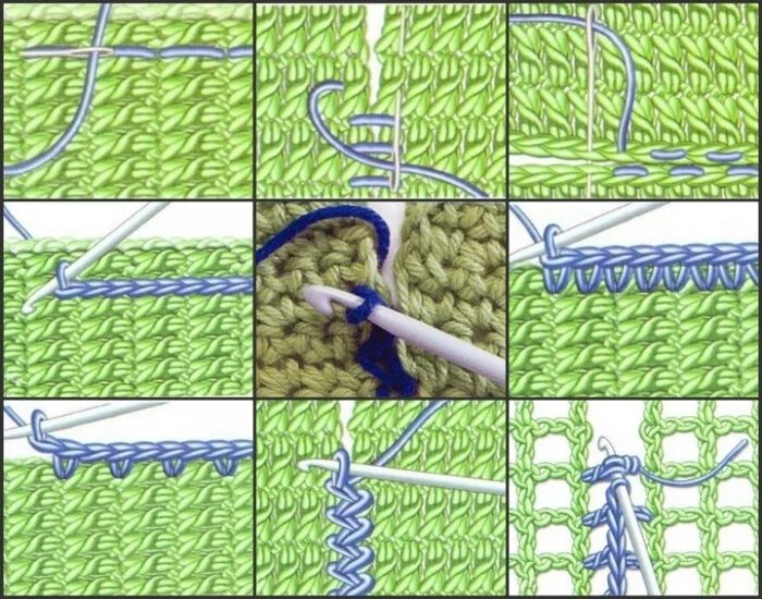 Соединение деталей спицами. Швы для сшивания вязаных изделий. Соединительный шов крючком. Декоративное сшивание вязаных деталей. Соединение вязаных деталей.