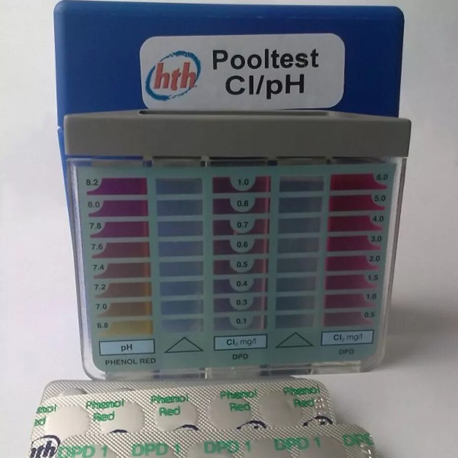 Dpd тестер. Пултестер hth clph sp610. pooltester phcl. таблетки dpd 1 для бассейна ph. пултестер для бассейна.