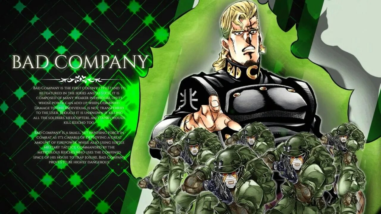 Jojo bizarre adventure стенды. Стенд bad company jojo. Мотобратан мотопетербург. Кейчо ниджимура фигурка. Стенд bad company jojo.