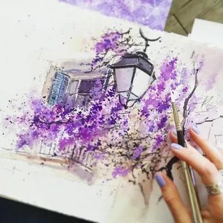 Снять акварельный