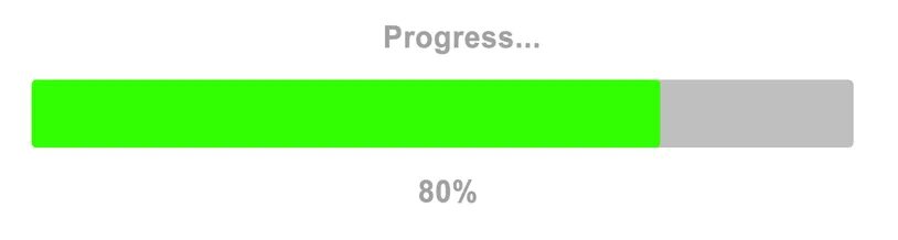 Can be progress if