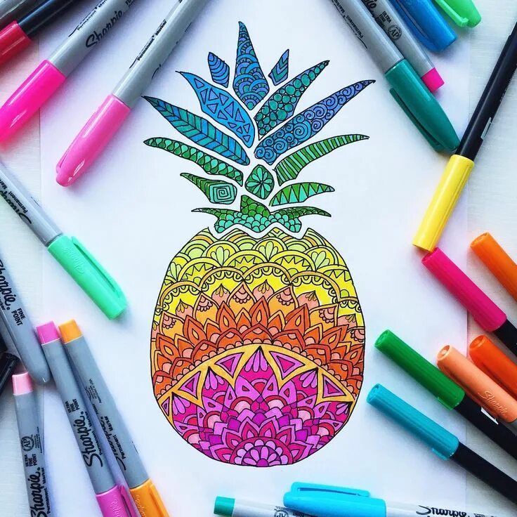 Рисунки графика фломастером фломастером Marker Sketches // 2016 (9) Images :: Behance