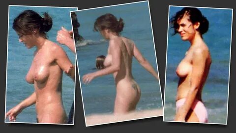 Папарацци засняли голую Алиссу Милано на пляже.