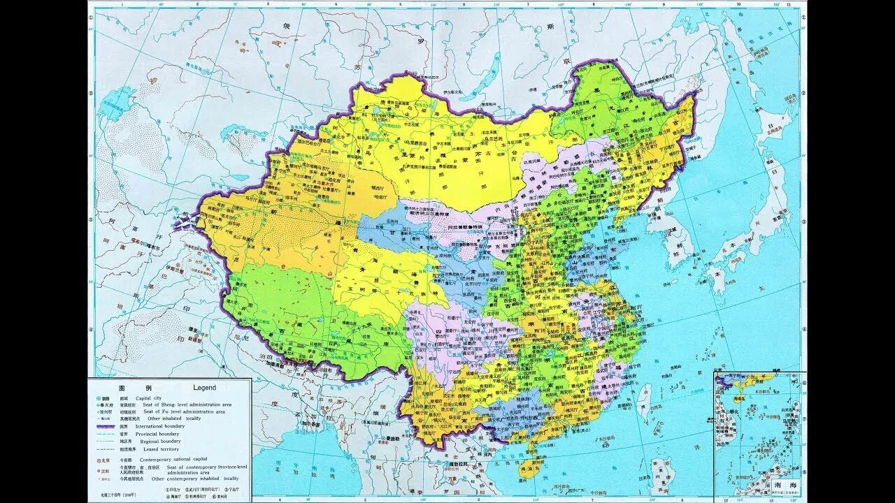 Русско китайская карта. Китайская карта дальнего Востока. Новая карта Китая с российскими территориями. Карты Китая с территорией России. Восток Китая на карте.
