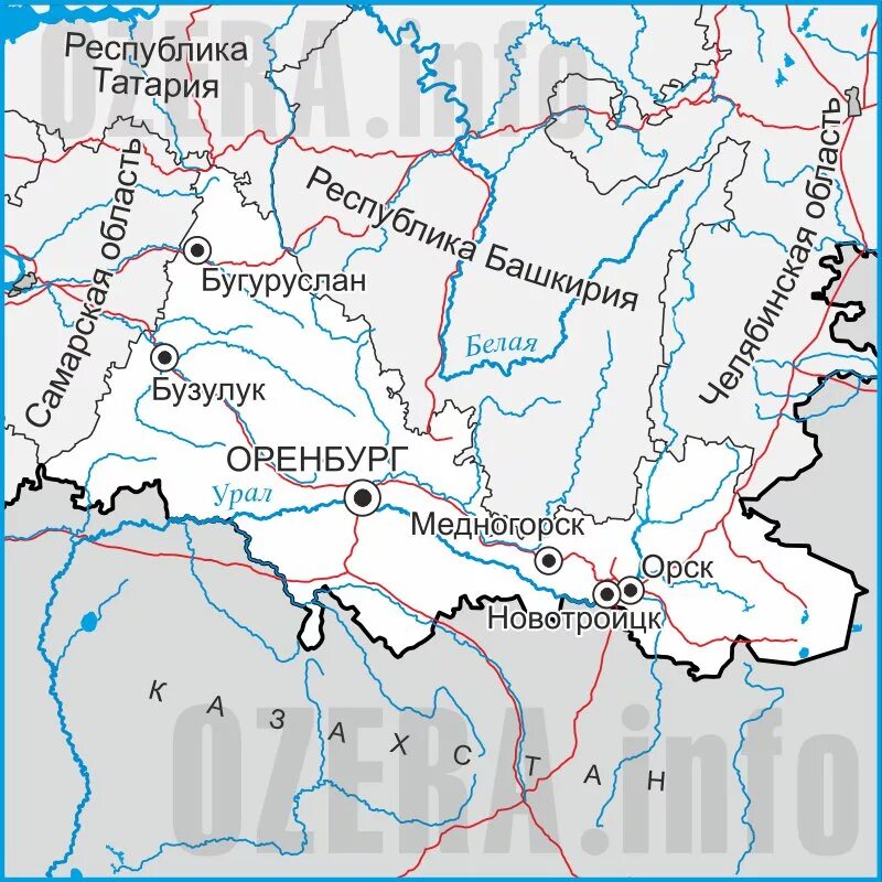 Река Урал на контурной карте России. Карта реки Урал в Оренбургской области. Притоки реки Урал Оренбургской области. Река Урал Оренбург карта.