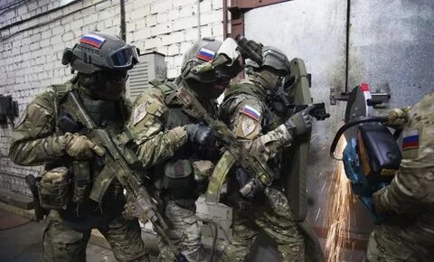 Бойцы группы альфа