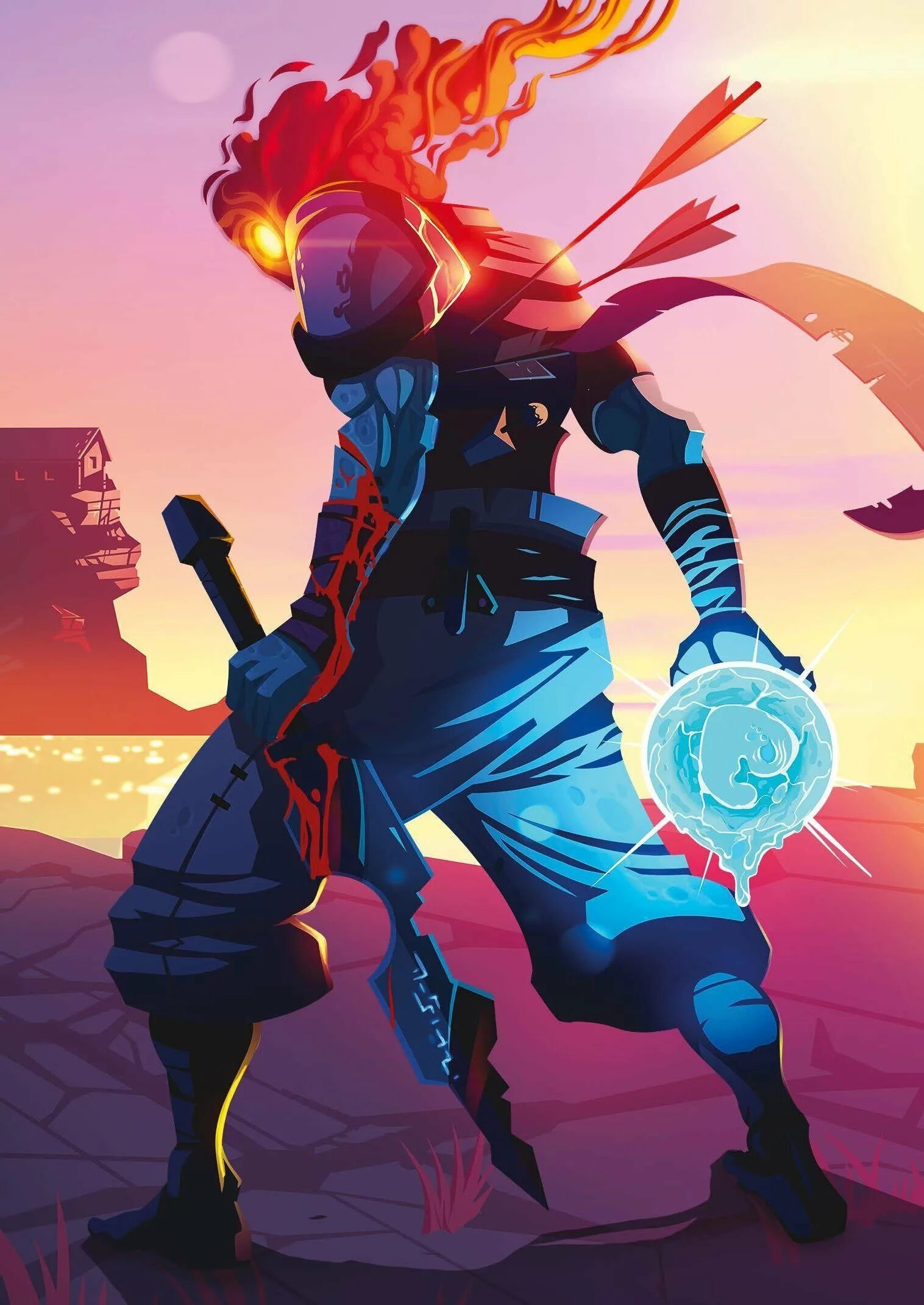 Dead Cells персонаж. Безымянный Dead Cells. Dead Cells главный герой. Dead Cells Art Безголовый.