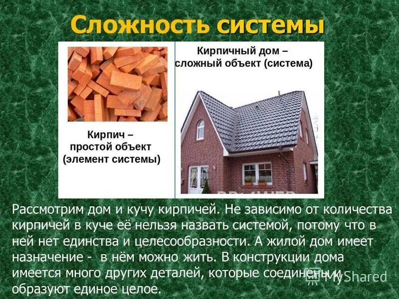 Целесообразность системы пример. Домик с лупой. С ++ объект состоящий из объектов. Passive house («пассивный дом»). Домики охарактеризовать.