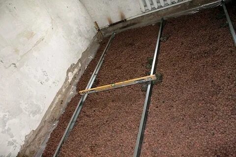 Установка стяжки полов