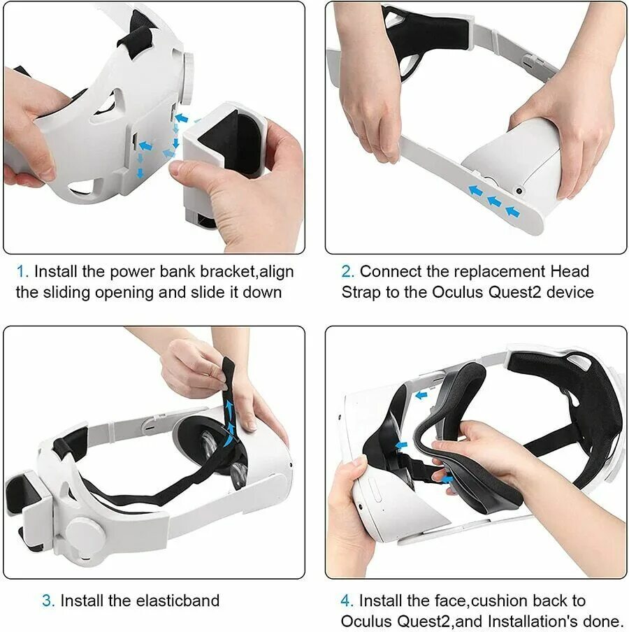 Характеристики Oculus Quest 2, 128 ГБ, 90 Гц, базовая, белый, подробное описание