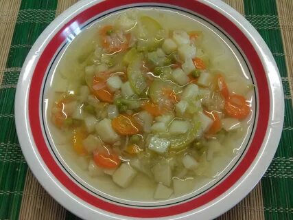 Суп с овощами в мультиварке