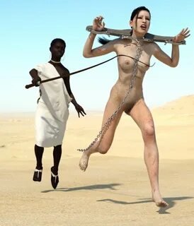 BDSM Toons/Drawings: White Slaves imported to Africa.