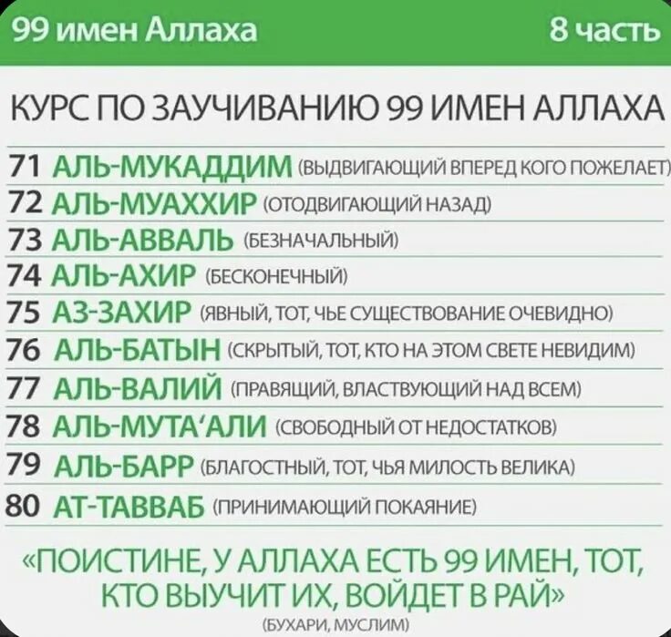 Мусульманский номер. 99 Имен Аллаха. 99 Имен Аллаха на арабском языке с транскрипцией. Имена Аллаха 99 с переводом на русский.