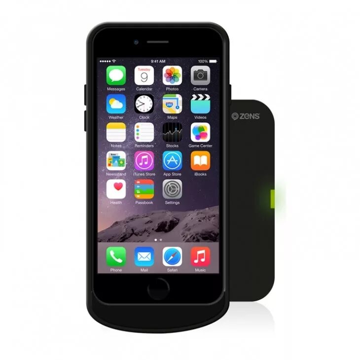 Айфон 30 фото Zens Wireless Charging Cover for Apple iPhone 6 (black) ZEI601B/00 Price - Dice.