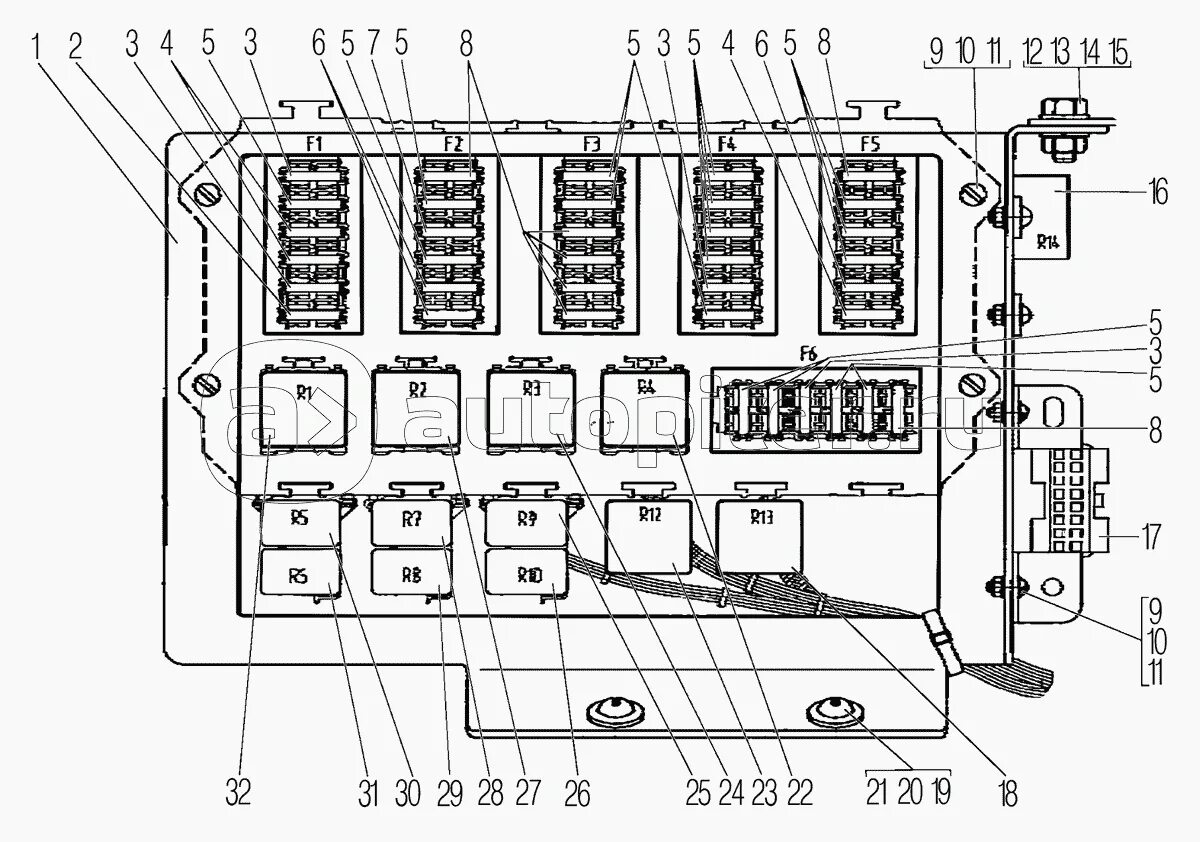Где предохранители урал 4320