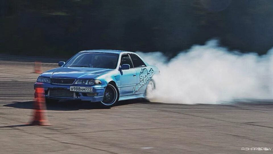 2 этап Чемпионата Казахстана по дрифту GorillaDriftEnergy - Toyota Mark II (90),