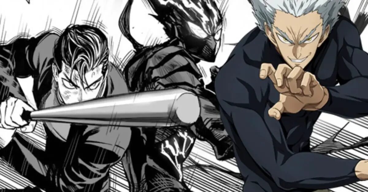 Metal bat one Punch man Манга. Metal bat vs Garou. Garou vs Metal bat Manga. Metal bat vs Garou Manga OPM.