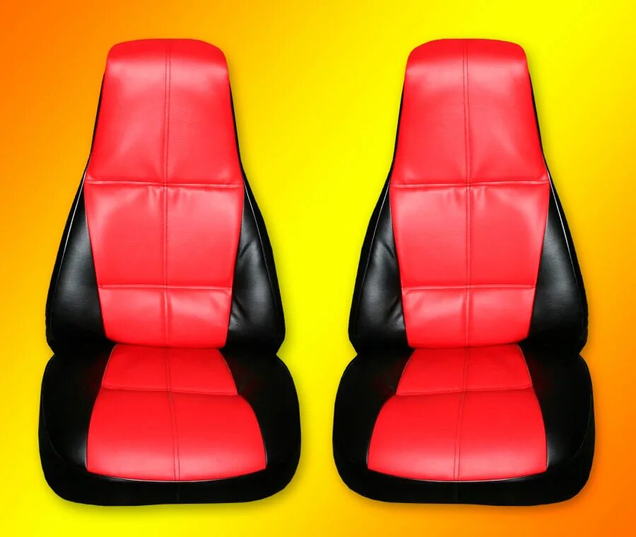 Чехлы 2107 купить. Передние сидения ВАЗ 2101. Сидения ВАЗ 2107 кожзам. Чехлы на ВАЗ 2107. Красные чехлы ВАЗ 2107.